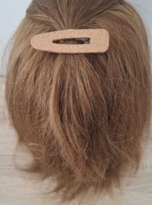 Barrette ovale longue