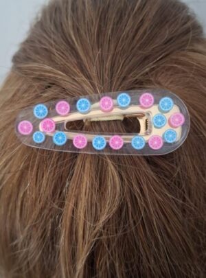 Barrette cheveux fruits