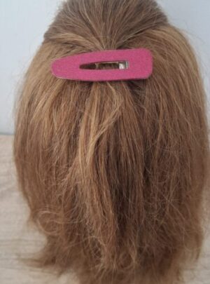 Barrette ovale longue