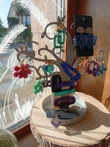salon de coiffure Finistère paillettes résine époxy bijoux