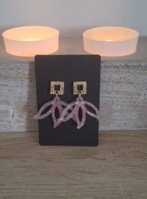 Boucles d&rsquo;oreilles fleurs