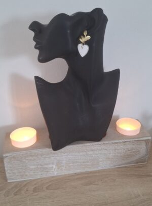 Boucles d&rsquo;oreilles petit coeur