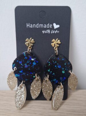 Boucles d'oreilles cosmos chic