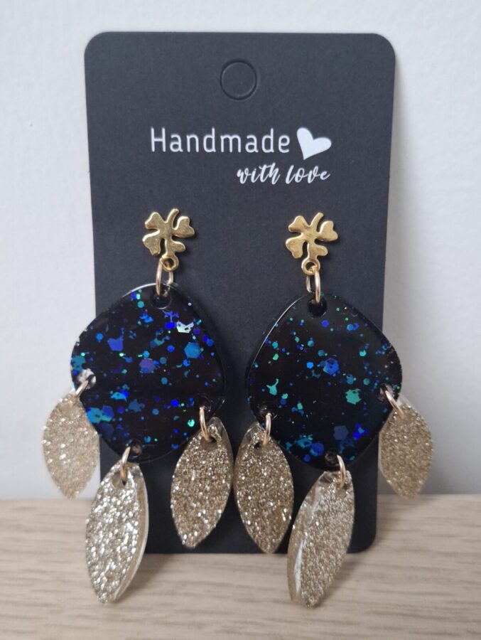 Boucles d'oreilles cosmos chic