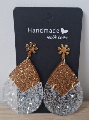 Boucles d'oreilles duo d'éclats