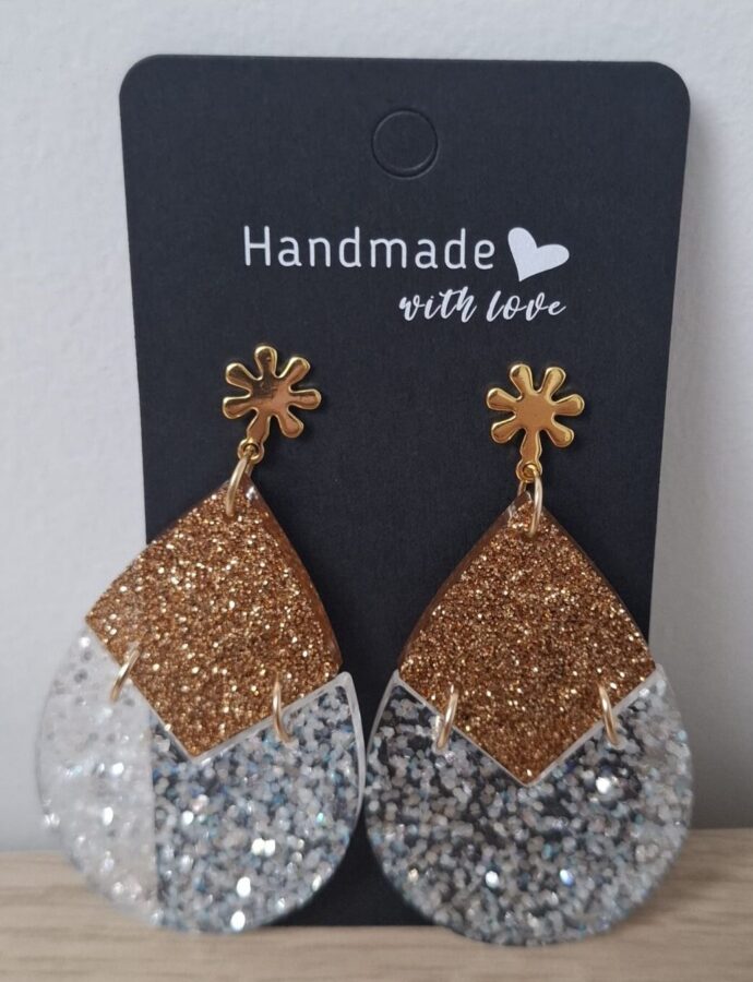 Boucles d'oreilles duo d'éclats