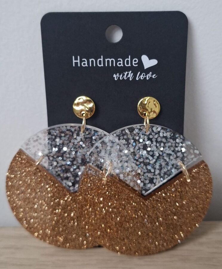 Boucles d'oreilles duo d'éclats