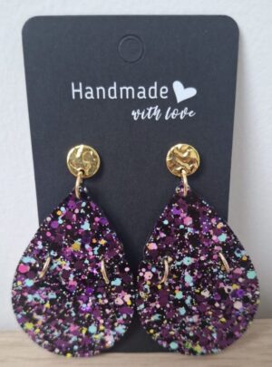 Boucles d'oreilles nuits étoilée