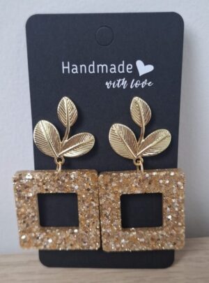 Boucles d'Oreilles sable d'or