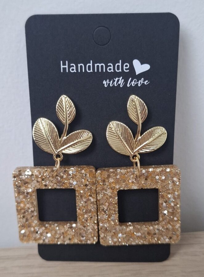 Boucles d'Oreilles sable d'or
