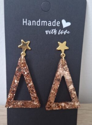 Boucles d'Oreilles Eclat D'or Rose