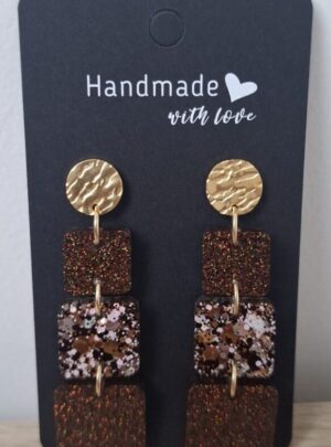 Boucles D&rsquo;oreilles Ecorce Etoilée