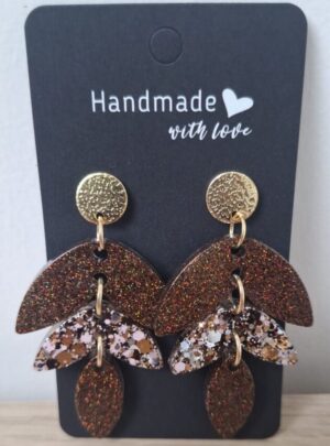 Boucles D'oreilles Ecorce Etoilée