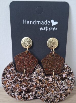 Boucles D'oreilles Ecorce Etoilée